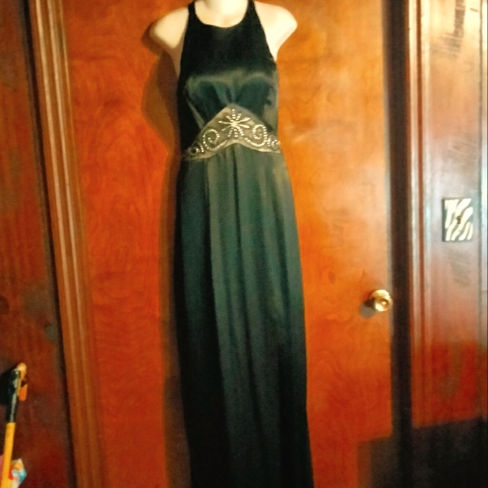 Morgan and Co. by Linda Bernell long black formal gown